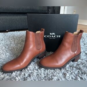 Coach Clinton Semi Matte Calf Boots
